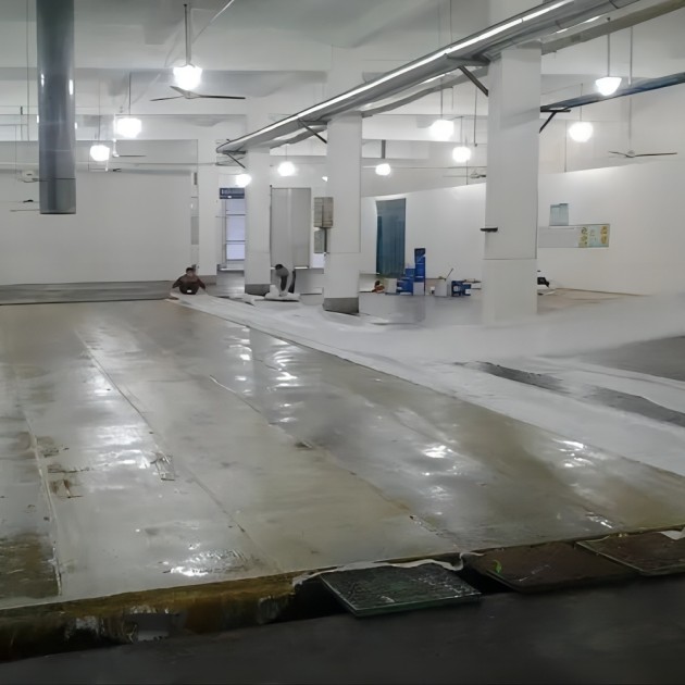 六安防腐蚀地坪,环氧玻纤地坪，玻纤工业地坪，环氧玻纤布地坪,乙烯基玻纤布地坪产品图3